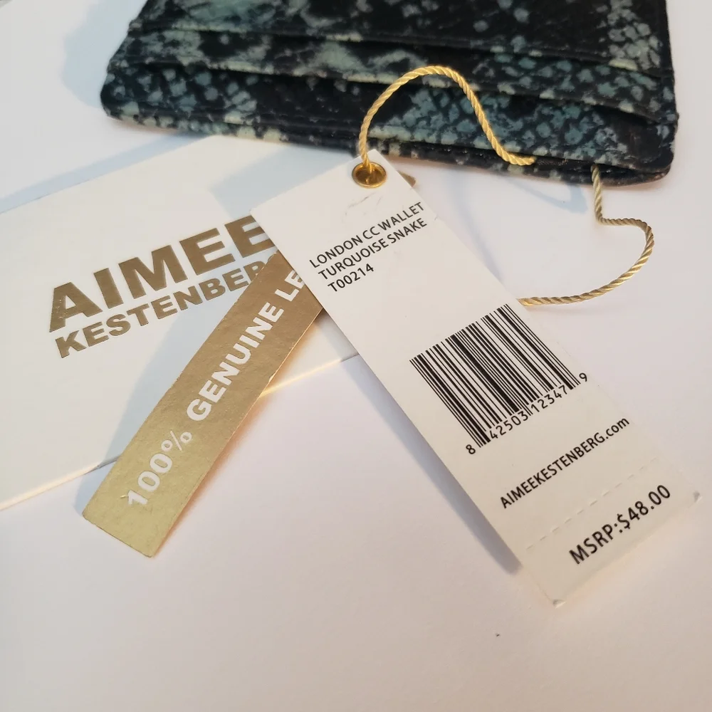 NWT Aimee Kestenberg London Leather CC Wallet - Picture 9 of 10
